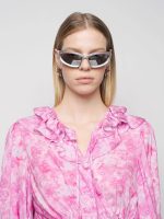 balenciaga-GreyBlack-Swift-Oval-0157s-Sunglasses Gafas Balenciaga 57 - Imagen 1