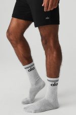 Alo Unisex Half-crew Throwback Sock - Image 7