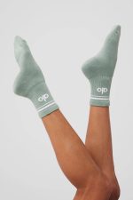 Alo Unisex Half-crew Throwback Sock - Image 9