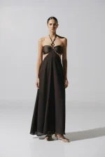 6.YVONMAXIDRESSMOCHAMANE6.1_2048x2048 YVON MAXI DRESS BC - Imagen 1