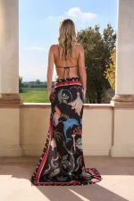 MAXI PAREO PARAISO BLACK AC - Imagen 1