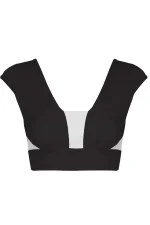 TOP-BLK-0014_BLK_FRONT TOP CHANTILLY PDB SW - Image 1