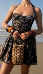 APP-C DRAPED MINI DRESS - Image 2