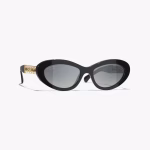 cat-eye-sunglasses-black-acetate-chain-acetate-chain-packshot-default-a71674x06075s2218-9555939131422 Gafa Chanel 5538 - Image 1