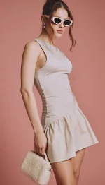 MCA-SW CREAMY DRESS - Imagen 1